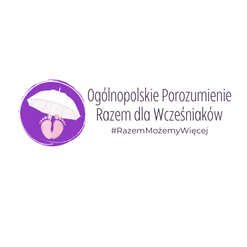 logo Ogólnopolskie Porozumienie "Razem dla wcześniaków"